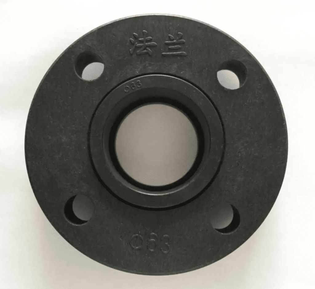 Plastics flanges