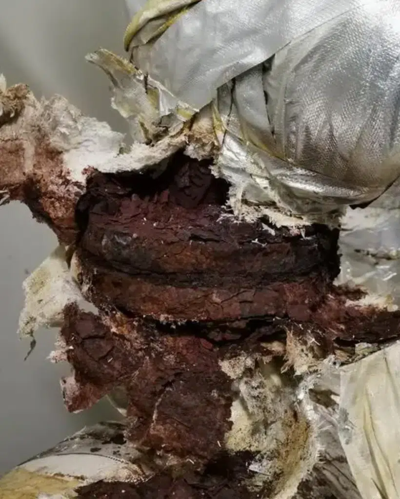 La corrosione delle flange può portare a gravi conseguenze