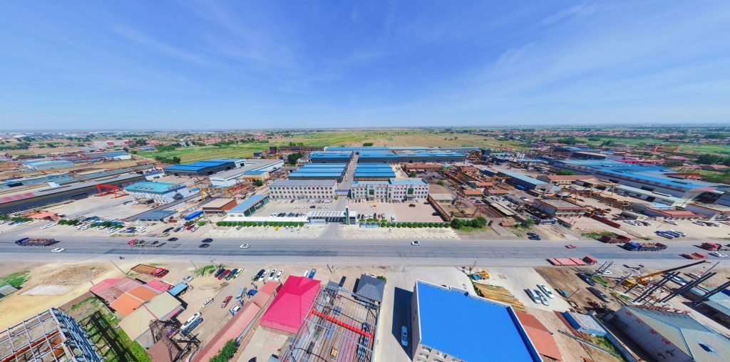 Aerial view of YANHAO Factory