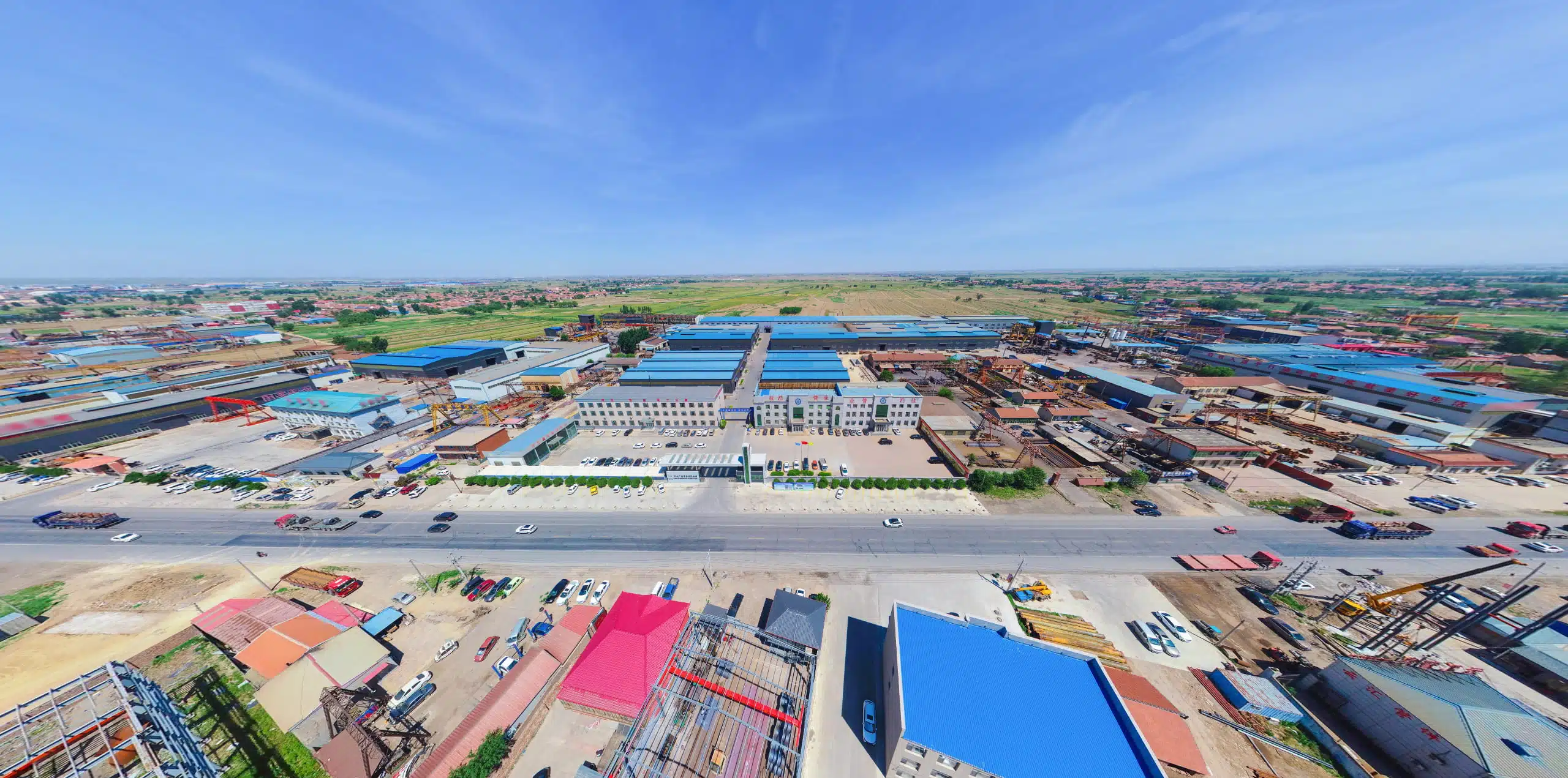 Panoramic View of The Factory