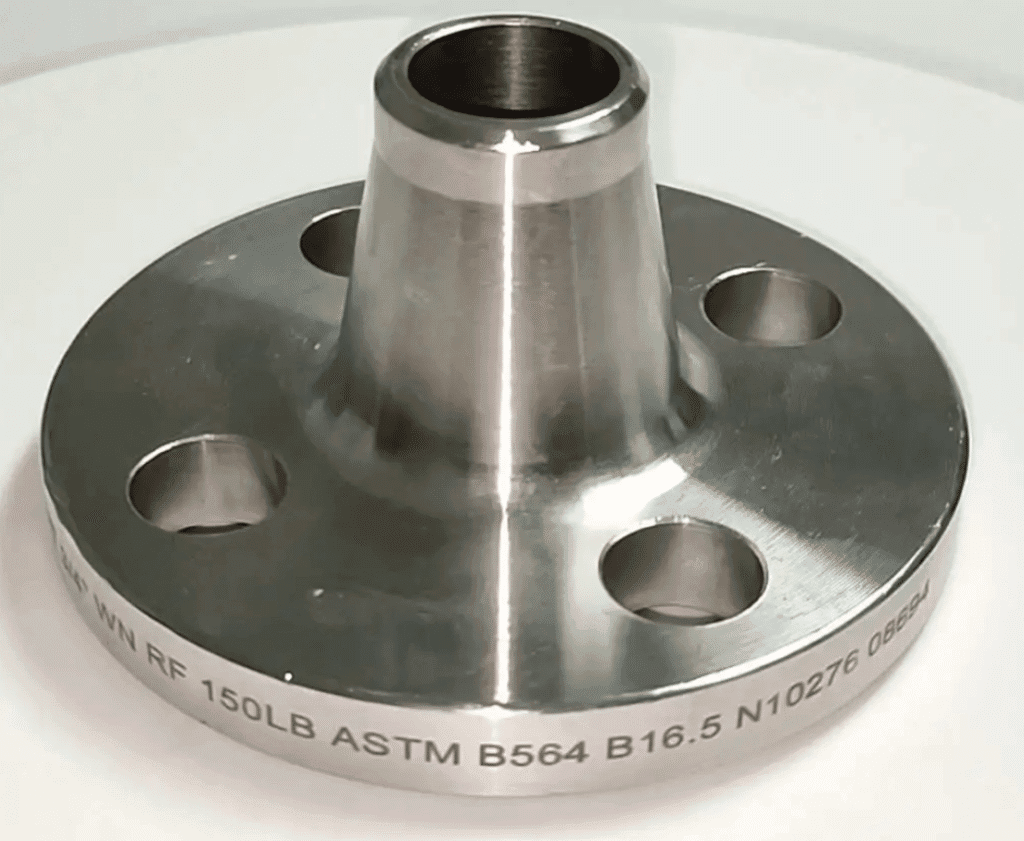 Flange Marking: WN RF 150LB ASTM B564 B16.5 N10276