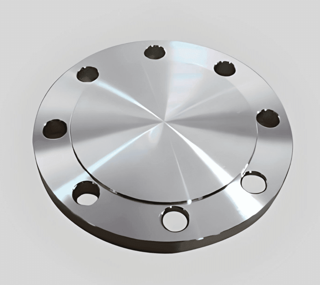 Raised Face (RF) Blind Flanges
a solid flange with a flat surface that extends slightly above the bolt face.