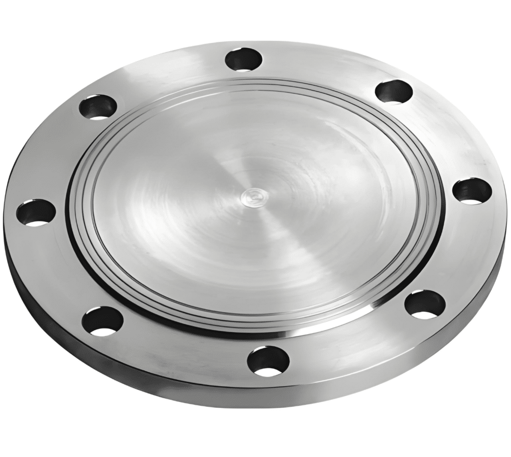 Ring-Type Joint (RTJ) Blind Flanges
a blind flange that uses a metal ring to create a seal between two flanges.